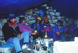 manaslu berg nepal camp