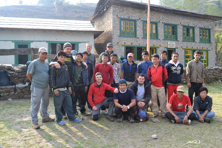 nepal-team backpacker reise